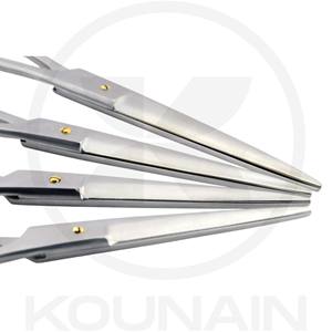 Ciseaux de coiffure professionnels KOUNAIN à lame micro-dentelée, pour droitiers, manche moyen, en acier inoxydable 420, pour étudiants et usage domestique - Product Image 6