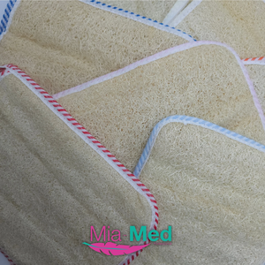 Mia Med Private Label <b>Large</b> Natural Biodegradable Body Scrub Loofah Eco-Friendly Bath Sponge Scrubber Simply Oval Bulk Bag - Product Image 6