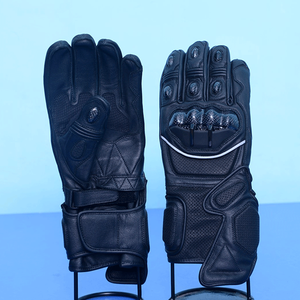 Haute qualité 100% cuir gants de course meilleur prix protection moto équitation équipement de sport bonne qualité moto course - Product Image 1