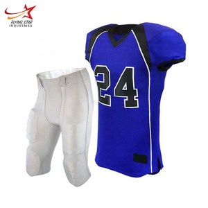 ชุดยูนิฟอร์มอเมริกันฟุตบอลคุณภาพดีที่สุด สวมใส่สบาย สำหรับทุกเพศ ผลิตตามสั่ง ทำจากโพลีเอสเตอร์ ระบายอากาศได้ดี ไซส์ใหญ่ แห้งเร็ว ลาย Flying Star - Product Image 5