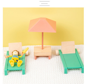 Mini 40 pz Set di mobili in plastica e decorazione per la <span class=keywords><strong>casa</strong></span> delle bambole giocattolo fai da te per piccoli accessori per il gioco finto - Product Image 6