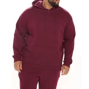 Sweats à capuche unisexes de haute qualité, imprimés sur mesure, en molleton 100% coton, surdimensionnés, avec poche, vente en gros - Product Image 1