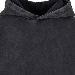100% coton pull respirant lavé à l'acide sweats à capuche hommes poids lourd Logo personnalisé grande taille sweat à capuche pour garçons - Product Image 3