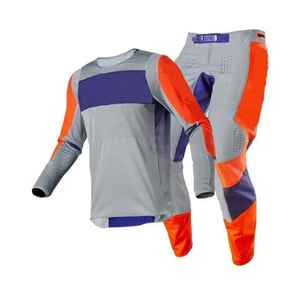 Combinaison en cuir de motocross sur mesure pour hommes Ensemble d'équipement de moto Moto de course Combinaison de motocross Ensemble de moto automobile - Product Image 2