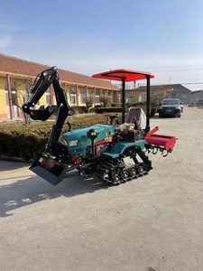 Mini Tractor Compacto 4x4 de 45HP para Agricultura, con Cuchilla Frontal para Trabajo de Campo - Product Image 3