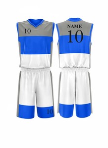 Maillot de basket-ball cousu avec logo d'équipe personnalisé en gros, uniforme de basket-ball par sublimation fabriqué au Pakistan - Product Image 4