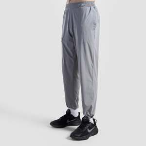 Pantalones Anchos Resonance en Gris Jaspeado, Lana y Algodón, Talla XL, Decoraciones Vintage, Pliegues, Estilo Urbano para Primavera/Invierno - Product Image 3