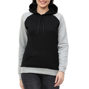 Sudadera con Capucha para Mujer al por Mayor, 100% Algodón, Forro Polar Cálido, Ropa Urbana, OEM, Calidad Superior, Logotipo Personalizado, Sudadera con Estampado - Product Image 1