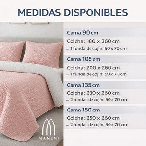 MANEMI PINSONIC 100% Polyester Summer and Mid-Season Quilt <b>Set</b> Lightweight Breathable <b>Bedspread</b> Soft Comfortable - Product Image 3