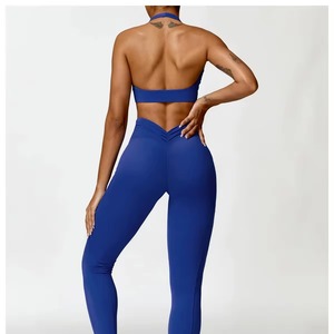 Leggings de Entrenamiento Onesie para Mujer, Ropa de Fitness y Yoga para Gimnasio en Casa, Conjunto de Yoga sin Costuras - Product Image 2