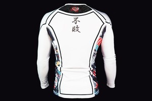 2026 Wholesale Custom Heat-Transfer Printed UPF50+ <b>MMA</b> <b>Rash</b> <b>Guard</b> for Men Short Sleeve Surfing T-Shirt BJJ - Product Image 2