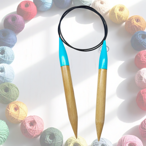 Agujas de tejer circulares fijas de primera calidad para tejer en redondo suave y sin complicaciones. Perfecto para tejedores principiantes experimentados. - Product Image 1