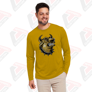 Heritage Men's Long Sleeve Cotton Jersey T-Shirt Eco-Friendly Summer Comfort Appliques Available Denim Batik Corduroy Styles - Product Image 4