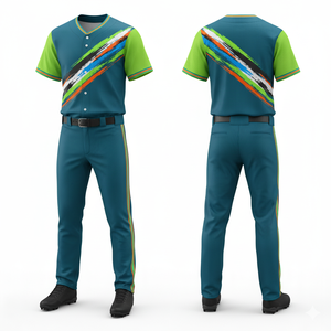 Uniforme de Béisbol Personalizado, Corte Moderno, Impresión por Sublimación, Ligero, Ropa Deportiva para Equipos - Product Image 5