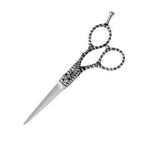 Ciseaux professionnels pour couper les cheveux en acier inoxydable avec une lame droite tranchante de couleur dorée pour la beauté, les salons de coiffure - Product Image 4