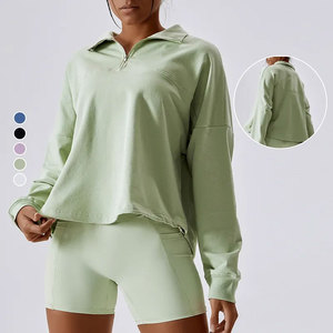 เสื้อฮู้ดดี้ผู้ชายทรงหลวม คอสูง กันลม อุ่นสบาย เหมาะสำหรับวิ่งออกกำลังกาย โยคะ พิมพ์ลายดิจิทัล รับสกรีนโลโก้ สำหรับฤดูหนาว - Product Image 3