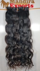 100% brut non transformé vierge couleur naturelle soyeuse Bodywave cuticule aligné Remy Extensions de cheveux Indian Temple Source vague naturelle - Product Image 6