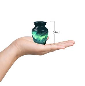 ออโรร่าบอเรียลิสโกศใส่เถ้ากระดูกโกศสำหรับผู้ใหญ่ขี้เถ้ากระดูกมนุษย์ - Product Image 6