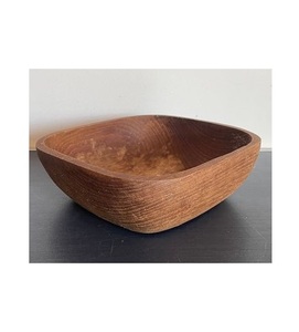 Cuenco de madera de alta calidad, cuenco para servir alimentos de diseño admirable, cuenco de madera de tamaño mini de forma cuadrada al precio más barato - Product Image 1
