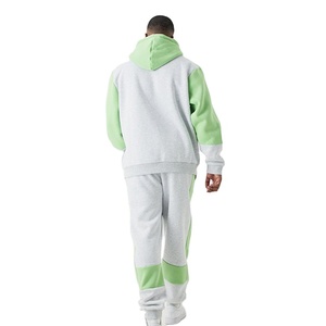 Vente en gros OEM 2025 – Survêtements décontractés à capuche pour hommes, coupe ajustée, grandes tailles, en coton/polaire, imprimés sur mesure, 100 % coton, pour le jogging - Product Image 4