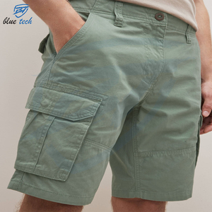 Haute qualité hommes été 100% coton lourd camouflage Shorts personnalisé hommes Cargo Shorts pour hommes - Product Image 1
