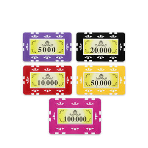 YH Haute Qualité Jeu Rfid Casino Chips Poker Chip Abs Fichas Pokerchip Casino <span class=keywords><strong>Blackjack</strong></span> Chips - Product Image 1