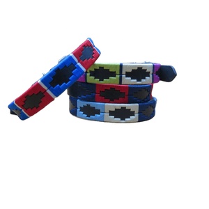 Personalizado pequeño perro de cuero indio caminar Correa Polo Collar elegante Animal patrón encaje decoración exportación calidad mascota - Product Image 5