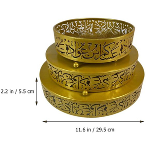 Plateaux de service Ramadan en bois de manguier à prix raisonnable pour la décoration du Ramadan Plateau de service en bois de forme rectangulaire - Product Image 3