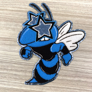 แผ่นเหล็กปักลายการ์ตูนรูปสัตว์รูปดาวคู่ผึ้งอัดความร้อนสำหรับติดเสื้อผ้าสติกเกอร์เสื้อผ้า - Product Image 5