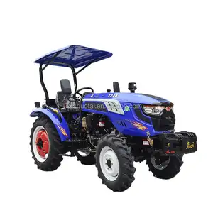 Chinese Agricultural Machinery Equipment 4 Wheel Walk Behind New Mini Tractors Harrow Cultivator
