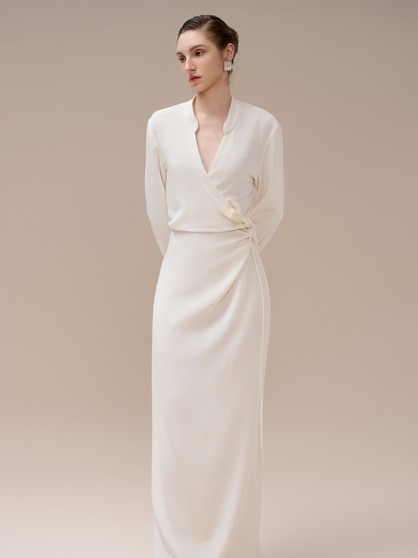 luxury knit dresses Evamari Knit Dress White White / S