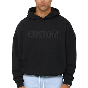 CUSTOM Factory Boxy Fit Hoodies 500 Gsm Sweats surdimensionnés Sweat à capuche personnalisé 3D Sweat à capuche en relief Unisexe - Product Image 1