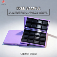 12 couleurs Pigmente vide fard à paupières Palette étui personnalisé Yiwu maquillage en plastique de haute qualité luxe ombre à paupières boîte d'emballage