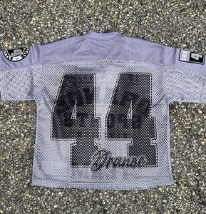 เสื้อตาข่ายครึ่งแขนระบายอากาศสำหรับผู้ชายเสื้อเจอร์ซีย์แฟชั่นระบายอากาศได้ดี - Product Image 3