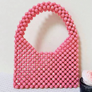 Bolso elegante para mujer con cuentas de cristal personalizadas para fiesta de noche, bolso de mano nupcial para boda - Product Image 1