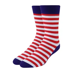 Chaussettes personnalisées Chaussettes polo brodées pour hommes Tube central tricoté en coton peigné pour hommes