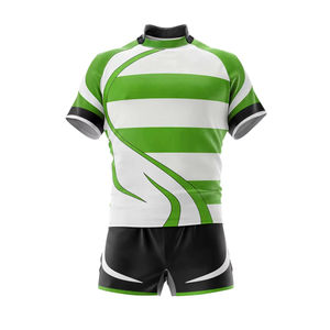Conjunto de ropa de fútbol de Rugby personalizado para hombre, camisetas de entrenamiento por sublimación con etiquetas tejidas de poliéster, uniforme para entrenamiento deportivo - Product Image 6