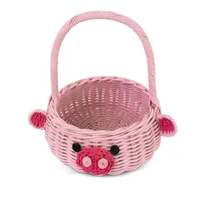 Cesta Mimbre Natural Cesta Almacenamiento Baño Seagrass - 3 Compartimentos Tapa 42x14x14 Cm Cesta Papel Higiénico