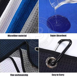 ผ้าขนหนูพับได้สามตอนแบบพกพาขนาดกะทัดรัด พร้อมที่ยึดแน่นหนาเพื่อการพกพาสะดวกในกระเป๋า - Product Image 3