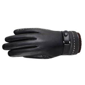 Gran oferta, guantes de cuero de moda Unisex de alta calidad, guantes de cuero de moda impermeables de la mejor llegada - Product Image 4