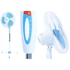 Ventilador de Pie Grande ZW41 230V con Oscilación Ajustable, 20 Pulgadas, Plástico, Refrigeración por Aire, Control Remoto, Enchufe Estadounidense - Product Image 1