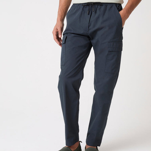Pantalones térmicos cargo para hombre con múltiples bolsillos, forro polar, pantalones cargo de lona, pantalones largos cálidos, pantalones deportivos para hombre - Product Image 4