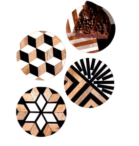 Walnut Wooden Cup Holder Latest Style Decorative <b>Coasters</b> Factory Products Square Personalized Wooden Tea <b>Coaster</b> - Product Image 2