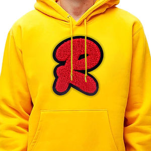 Sudaderas con capucha bordadas de chenilla para hombre de talla grande Logo Fleece Winter Basics Algodón mezclado Nuevo estilo Chenille Hoodies - Product Image 5