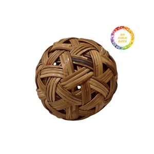 Boules décoratives en rotin tissées à la main Orbes décoratives en rotin naturel Boules en osier tissées à la main pour remplisseurs de bol de centres de table - Product Image 1