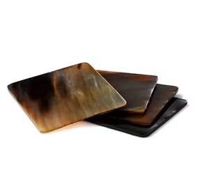 Nueva Posavasos de Cuerno de Alta Calidad, Hecha a Mano en India, Vajilla de Cuerno Creativa, Estilo Clásico al Precio Más Bajo - Product Image 5