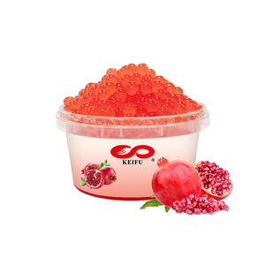 Boules de tapioca au goût grenade, gelée ronde de couleur rouge, prêtes à manger, certifiées HALAL/HACCP, 500g - Product Image 1