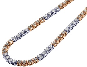Chaîne de tennis de luxe style fleur sertie de moissanite, bijoux hip-hop, collier en argent sterling S925, cadeau de mariage - Product Image 2