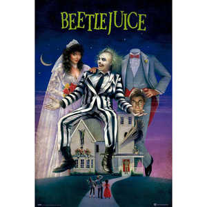 Póster de Beetlejuice, Técnicas de Impresión Offset y Digital, Material de Vinilo y Lienzo para Educación - Product Image 1