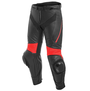 Pantalon en cuir sur mesure pour la course Moto de bonne qualité en cuir de vache de course et pantalon en cuir samtex à quatre voies - Product Image 1